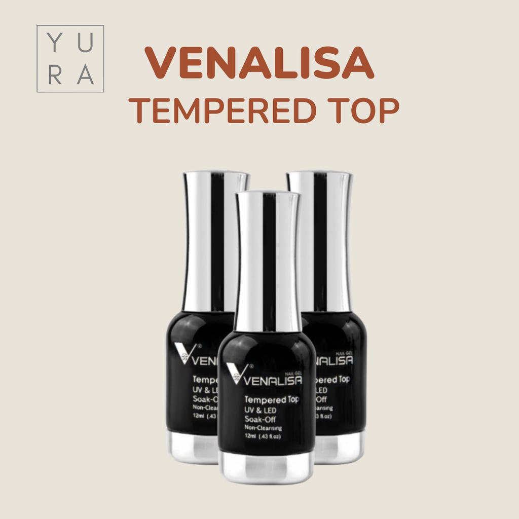 Venalisa Essential Primer/ Base Coat / Top Coat / Top Tempered /Top Matte 12 ml UV LED Kutek Gel Polish