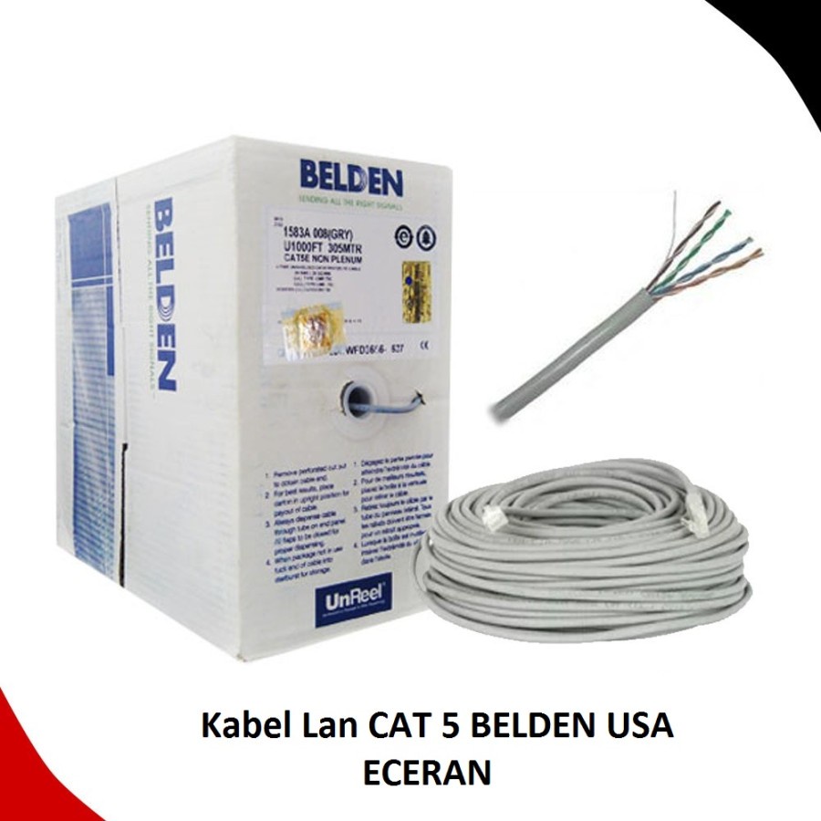 Kabel Belden Eceran CABLE UTP CAT5E Meteran