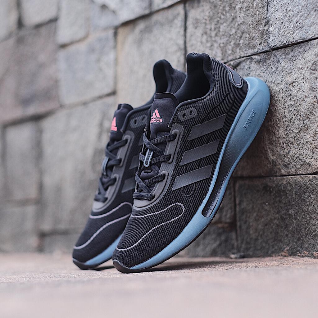 SEPATU PRIA ADIDAS GALAXAR BOUNCE BLACK GREY