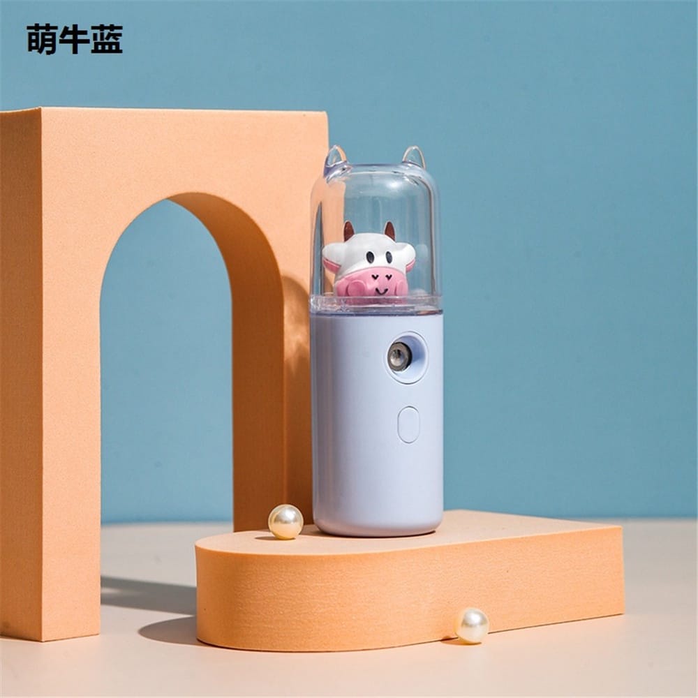 Nano Spray Portable ,Mini Facial Humidifier Nano,Bisa Untuk DISINFEKTAN AROMA TERAPI mini nano nano spray wajah Face Mist Sprayer Pelembab USB Humidifier Mini Portable-LILAC SAPI