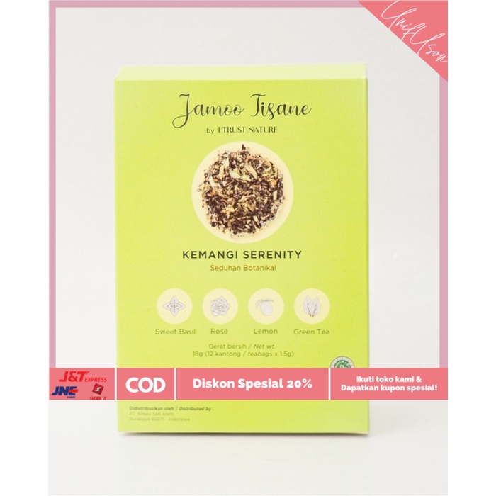 

⭐COD⭐ I Trust Nature Jamoo Tisane - Kemangi Serenity