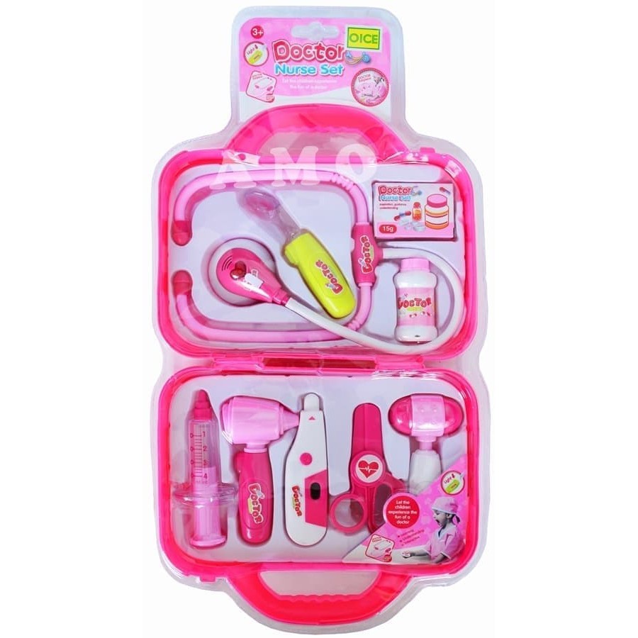 DOCTOR NURSE SET PINK - MAINAN ANAK DOKTERAN