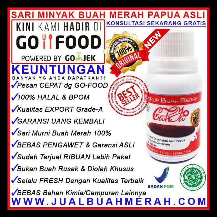 Obat Hiv Aids, Kanker, Tumor, Kista Asli Minyak Buah Merah Papua Hemat