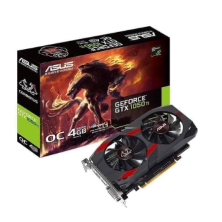 ASUS GeForce GTX 1050 Ti CERBERUS-GTX1050TI-O4G 4GB 128-Bit GDDR5