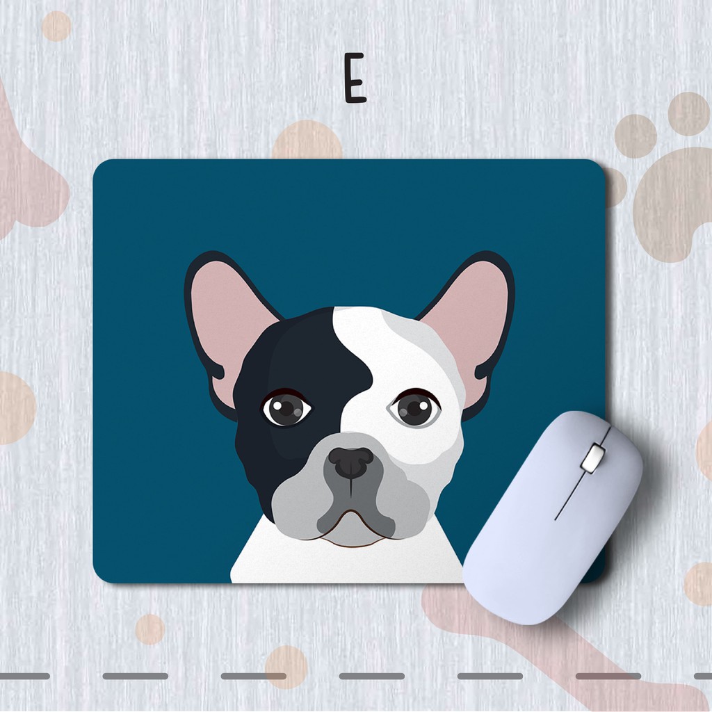 READY STOCK Custom Gaming Mousepad Anti Slip Tema Anjing Dog Poodle Husky Pom  (Premium)