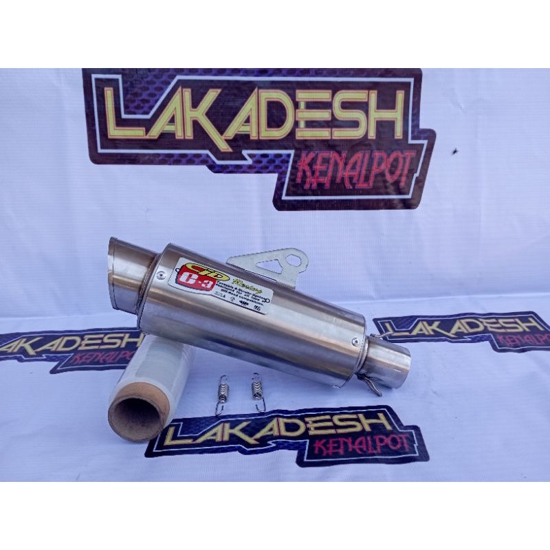 SILENCER (ONLY) KNALPOT CLD C3 (INLET 38/50) ALL MATIC BEBEK SPORT