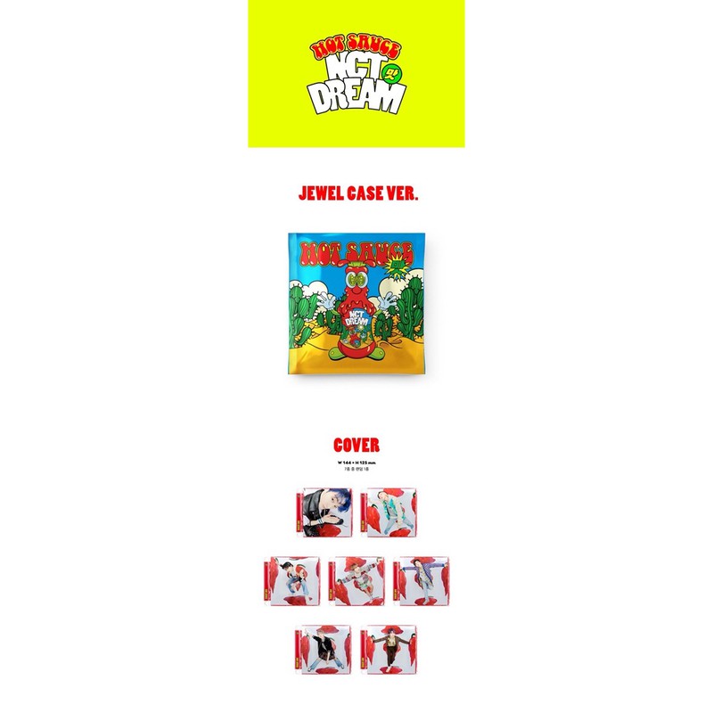 [READY STOCK] NCT Dream - Hot Sauce Jewel Case ver (Random &amp; Pilih Member) + Poster &amp; Tube