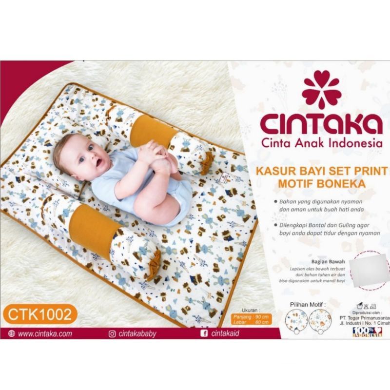 Cintaka Kasur Bayi Set Print Motif Boneka CTK1002