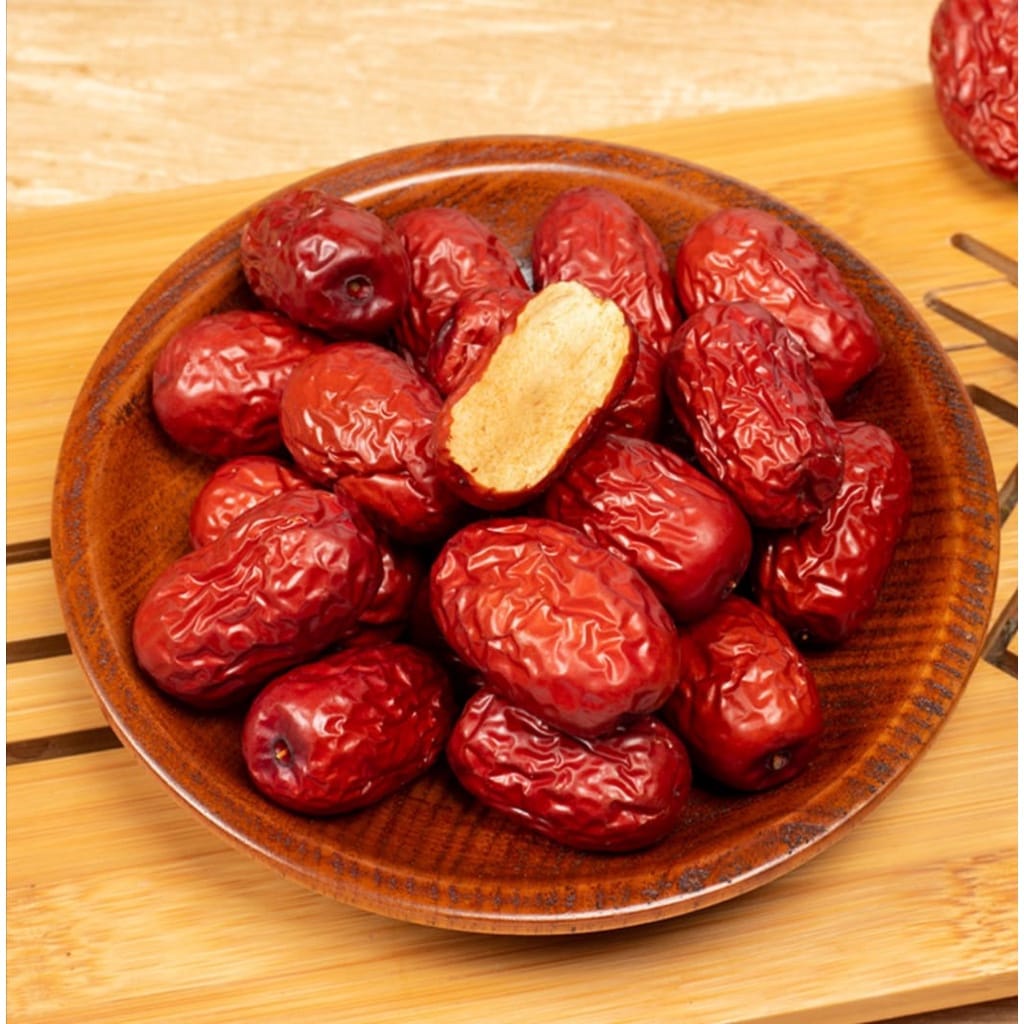 Angco Red Dates Kurma Merah Ang Co Kurma Cina China Biji Ang Cho Angcho Bulat Hong Zao Buah Penambah