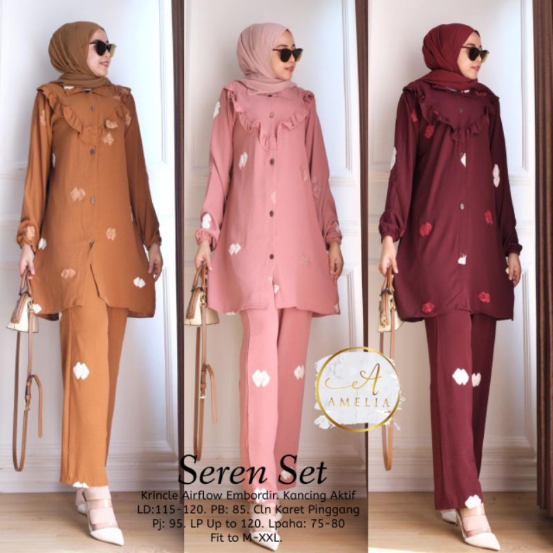 (NEW)SETELAN WANITA /NURRA JUMBO/ATASA /MAHREN#1#2 /OLMA#2 /NAWASA /ADRIANA/GUESS/NOWELA/AKSARA/GIBSON/BIMALA/OLIVIA/BEYON/AZIMA/CARTA-RAFLES BY AMELIA