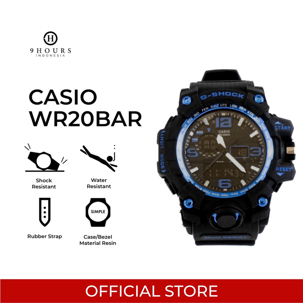 Jam Tangan Casio WR20BAR