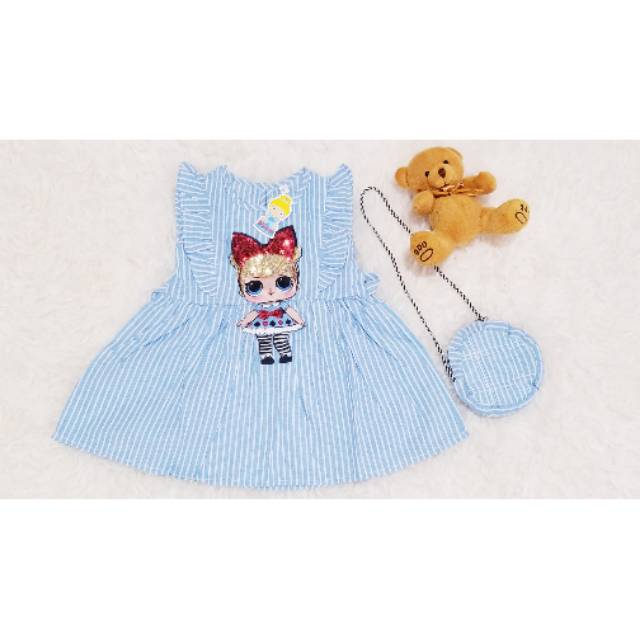 Dress LOL terbaru Dress Lampu Baby Dress Baby LOL 