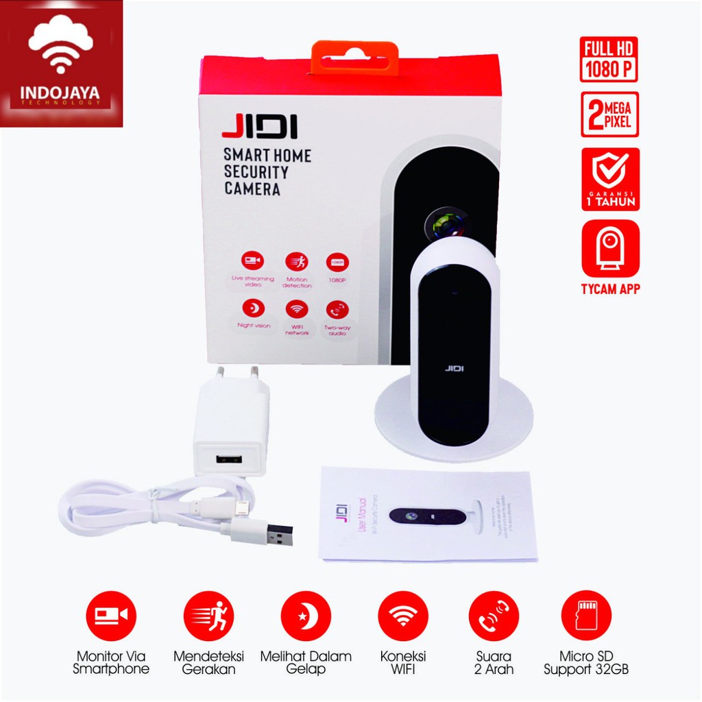 JIDI JH06N CCTV IP Smart WIFI Home Camera 1080P [TYCAM].