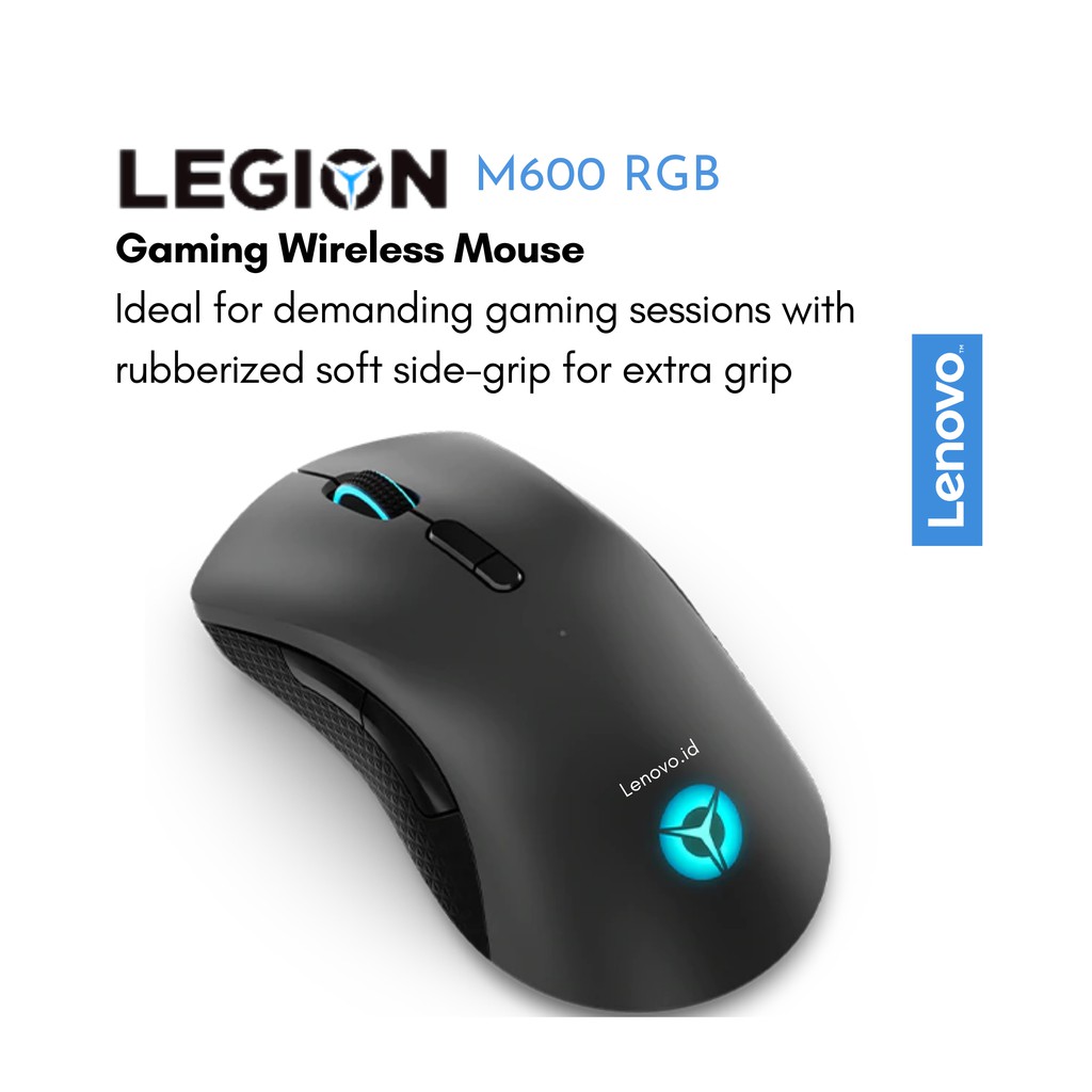 Lenovo Legion M600 Wireless Gaming Mouse GY50X79385 (2.4GHz / BlueTooth 5.0 / Wired via USB 2.0)-4