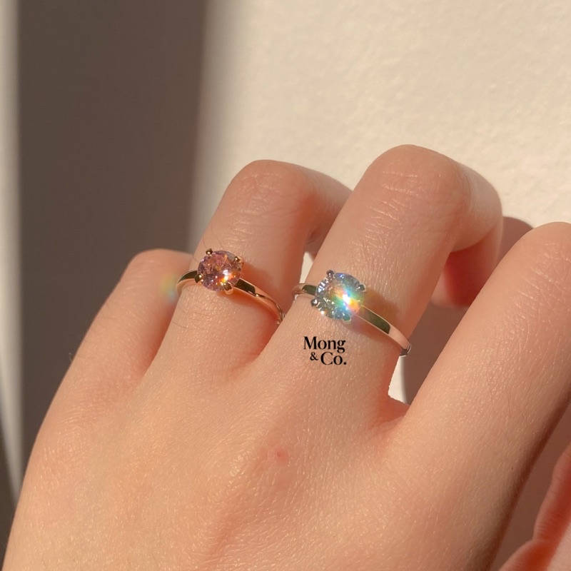 Mong&Co Lana S925 Ring - Cincin Wanita Silver Sterilng Perak 925 Fashion Korea Simple