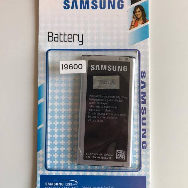 (TWS) Baterai Batre Battery Original Samsung S5 G900/G900F/G900H/S5 Active i9600 SM-G906K