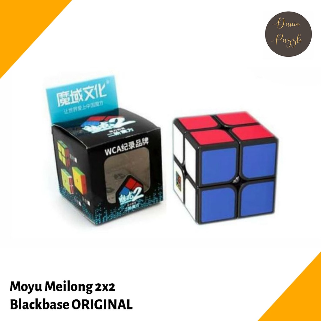 Rubik 2x2 Moyu Meilong 2x2 Blackbase PREMIUM