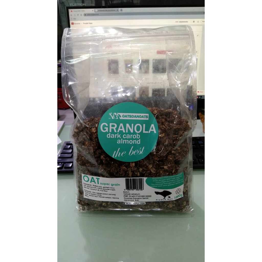 

OatsdanOats - Granola Dark Carob Almond 1Kg
