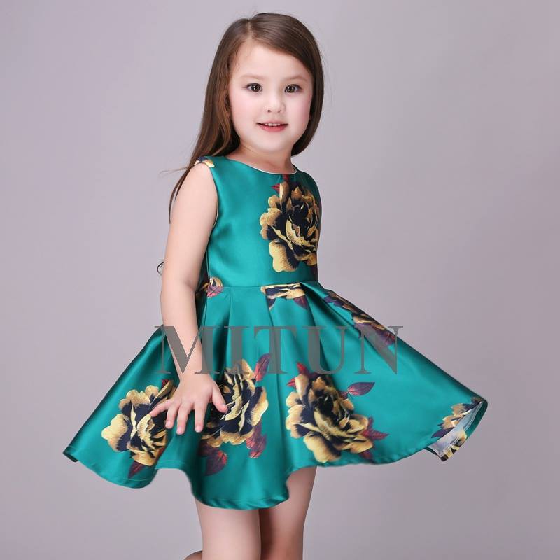 Dress Anak Cewek Nicole Green