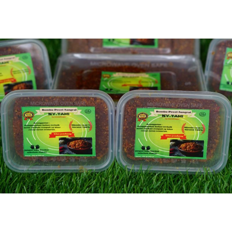 

Sambal pecel sangrai Pedas Ny.Tami 250 gr Khas Jombang