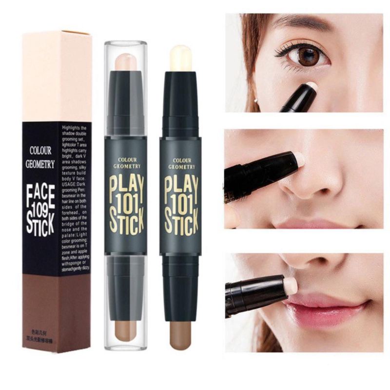 Lameila Colour Geometry Face Stick 109 2in1 Concealer &amp; Contour Anti Air / Concealer &amp; Contour Anti Air