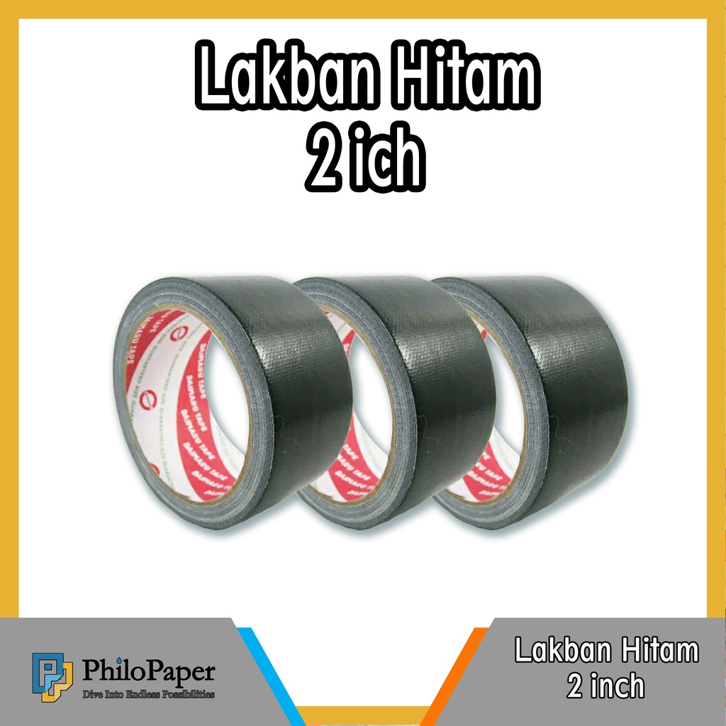 

ATK ~ Lakban Hitam 2 Inch [1PCS]