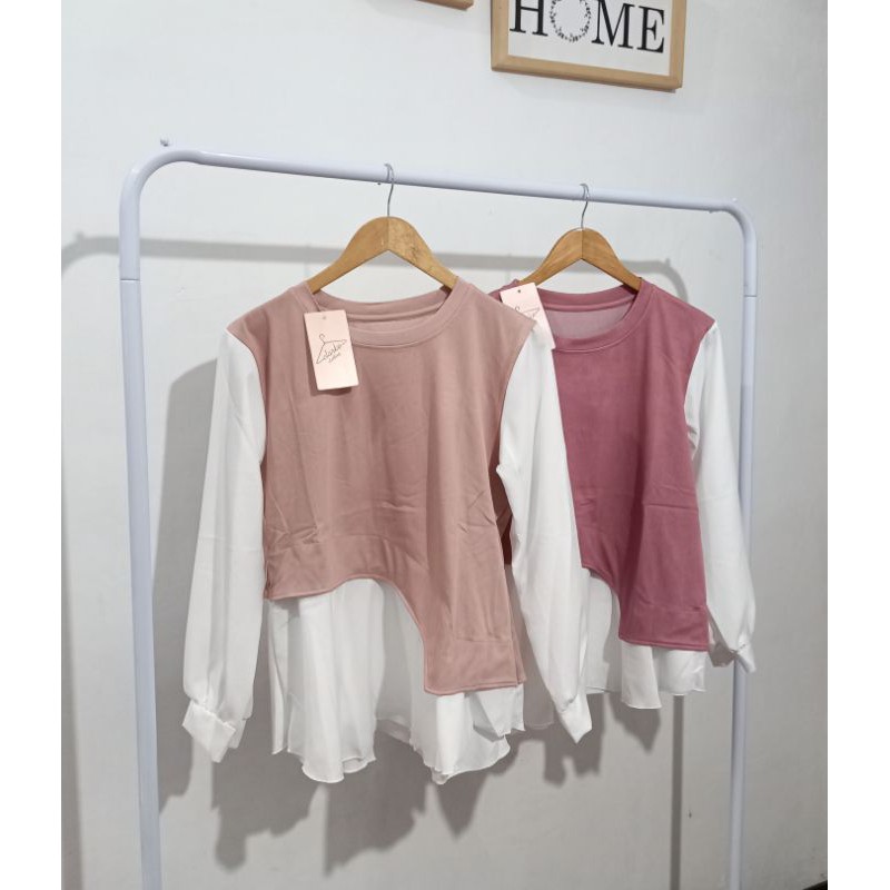 Anggifamily Atasan Tunik Knit Premium by Clarke Clothing