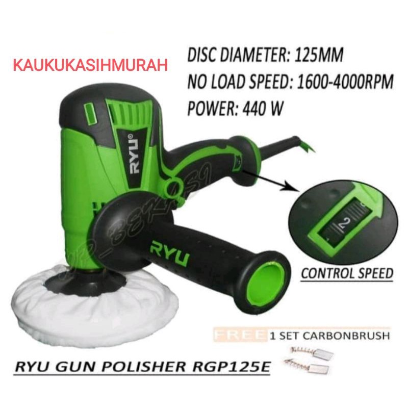 MESIN POLES MOBIL & MOTOR RYU (5") BY RYU JAPAN TECHNOLOGY