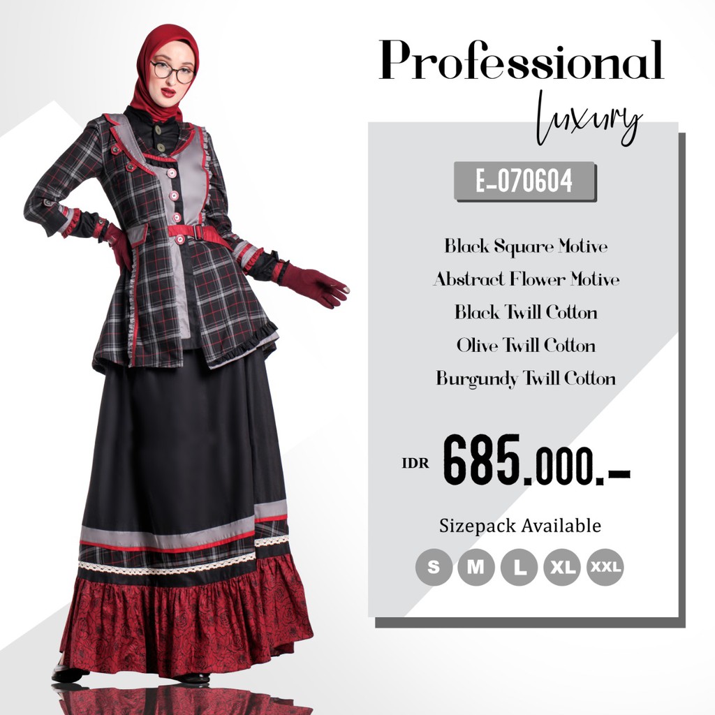 Gamis Esme Professional Luxury E-070604 original / Gamis esme priginal / Gamis branded
