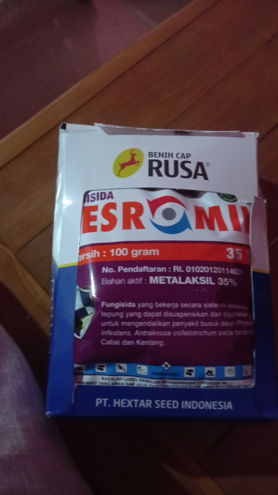 Fungisida - Besromil - Metalaksil 35 Wp