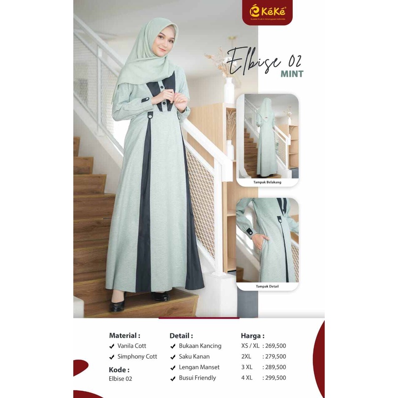 KEKE Elbise 02 Gamis Dress Modern Ori By KEKE