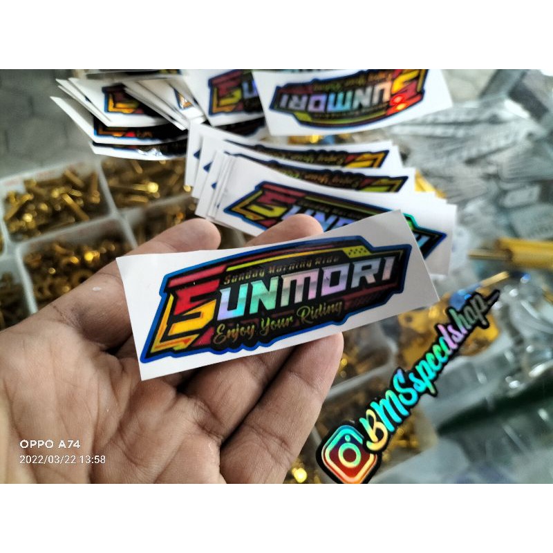 stiker hologram sunmori