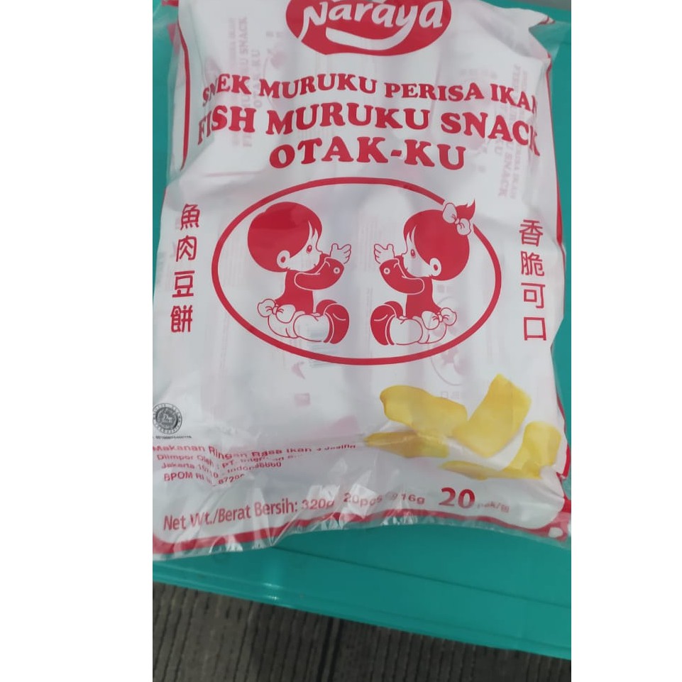 

Naraya Snek Muruku Perisa Ikan Fish Muruku Snack Otak-ku 320 Gr Isi 20 Pcs