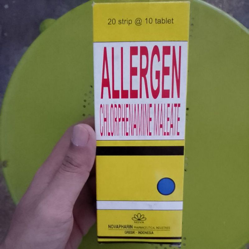 Allergen Tablet (Obat Alergi Makanan/Cuaca, Gatal, Biduran, Kaligata)