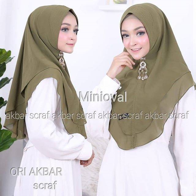KHIMAR AKBAR SCRAF,  KHIMAR MINI OVAL AKBAR SCRAF,  AKBAR SCRAF