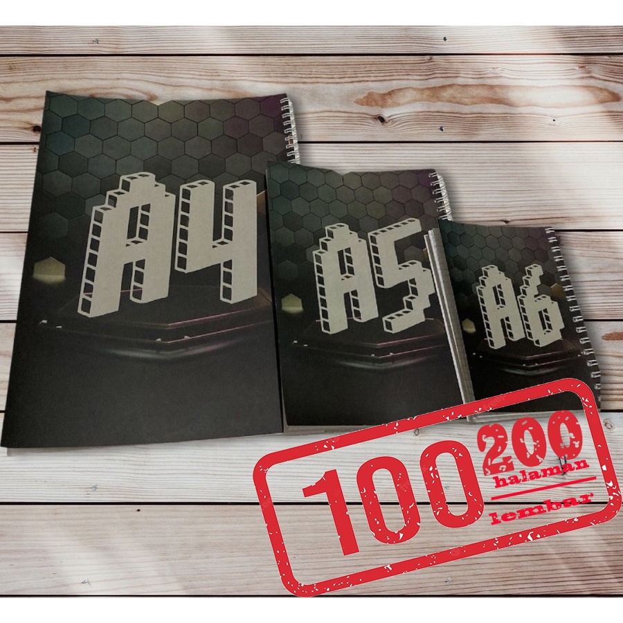 

Custom Notes Spiral Tebal [100 lembar/ 200 halaman]