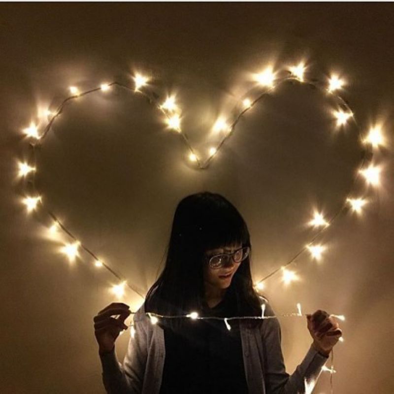 Lampu led hias kelap kelip 8 meter warna warni pohon natal taman kamar tidur teras rumah