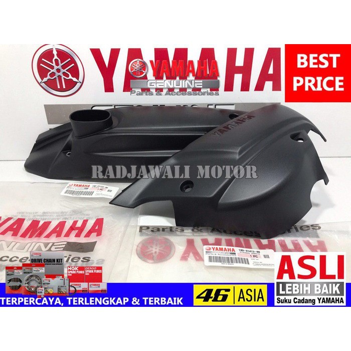 COVER TUTUP BAK CVT FINO KARBU , MIO SOUL SET ASLI ORIGINAL YAMAHA