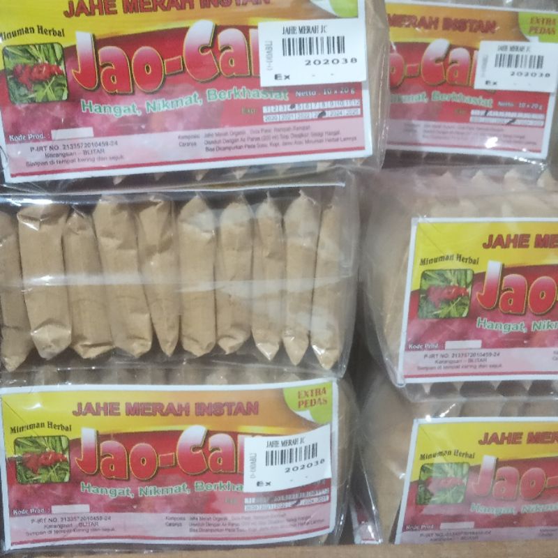 

Jahe Merah Instan JAO CAN Minuman Herbal