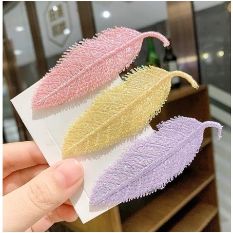 Jepitan Rambut Daun import Korea Design Hairclip