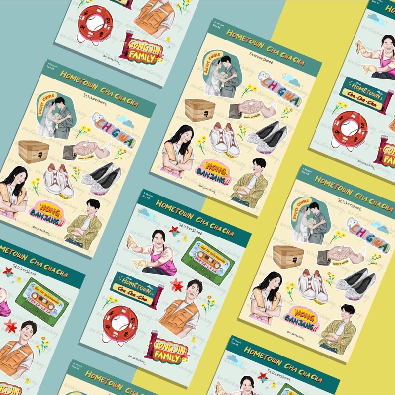 Sticker Drama Korea Hometown Chachacha