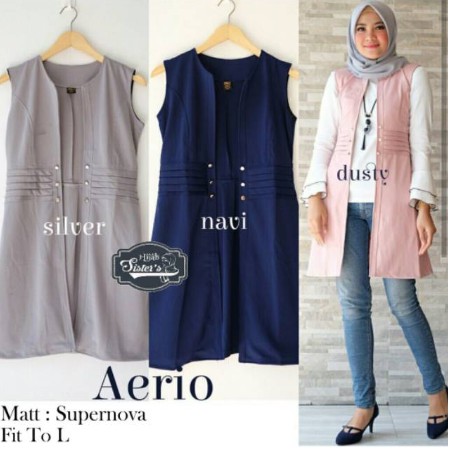 Blazer Wanita Panjang Hitam Putih Korea Style Kekinian/ Blazer Stradi Vivaldi/