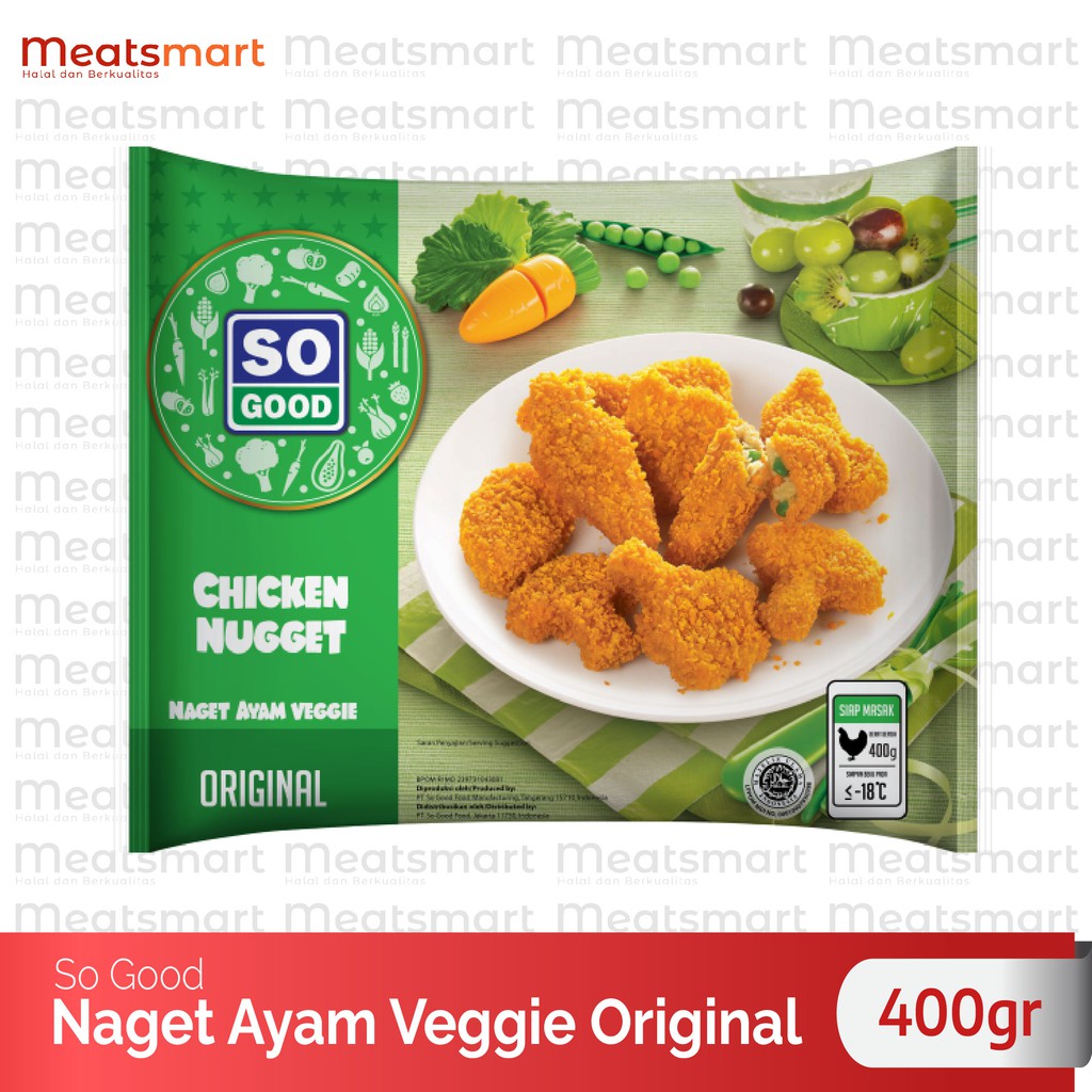 

SO GOOD CHICKEN NUGGET VEGGIE 400g