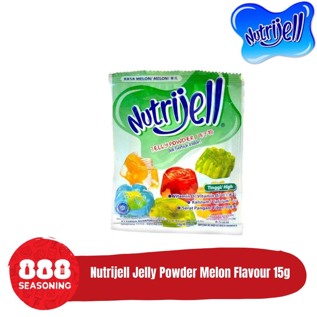 

NUTRIJELL REGULER MELON FLAVOUR JELLY POWDER 15g