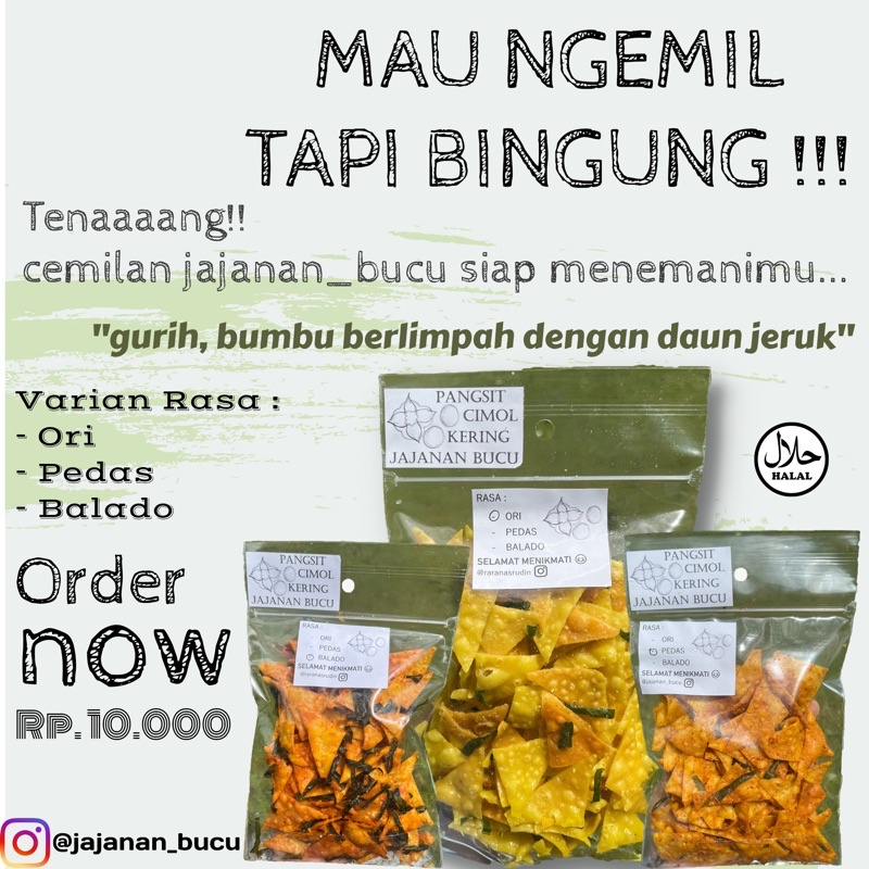 

pangsit kering daun jeruk