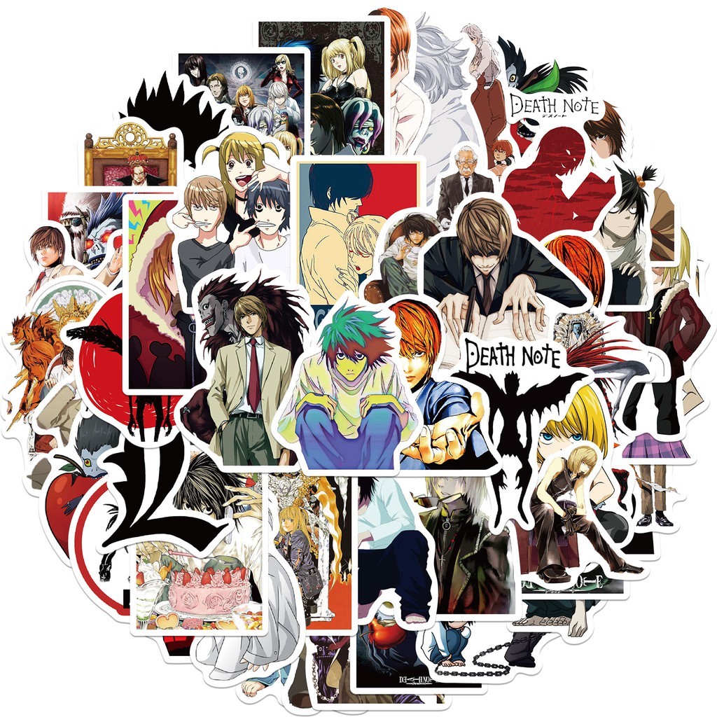 DN001 – Sticker / Stiker Anime Manga Jepang Death Note