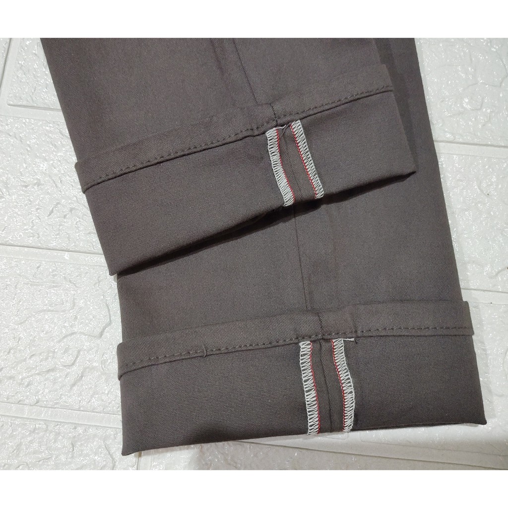 CELANA CHINO SELVEDGE PANJANG JUMBO PRIA