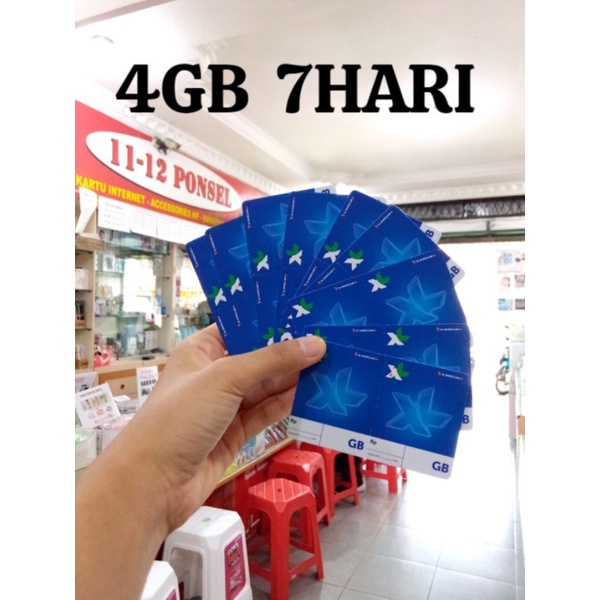VOUCHER XL 4GB (4,5GB) 7HARI