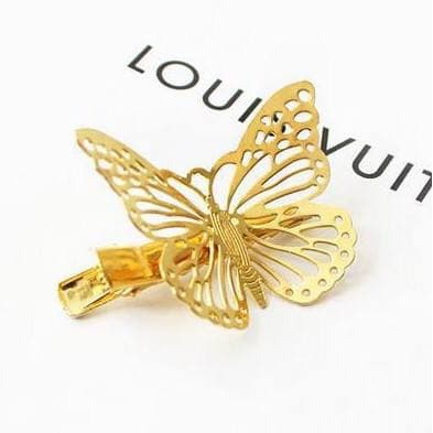 ➰CKK➰ jepit rambut kupu kupu FA70 emas butterfly gold