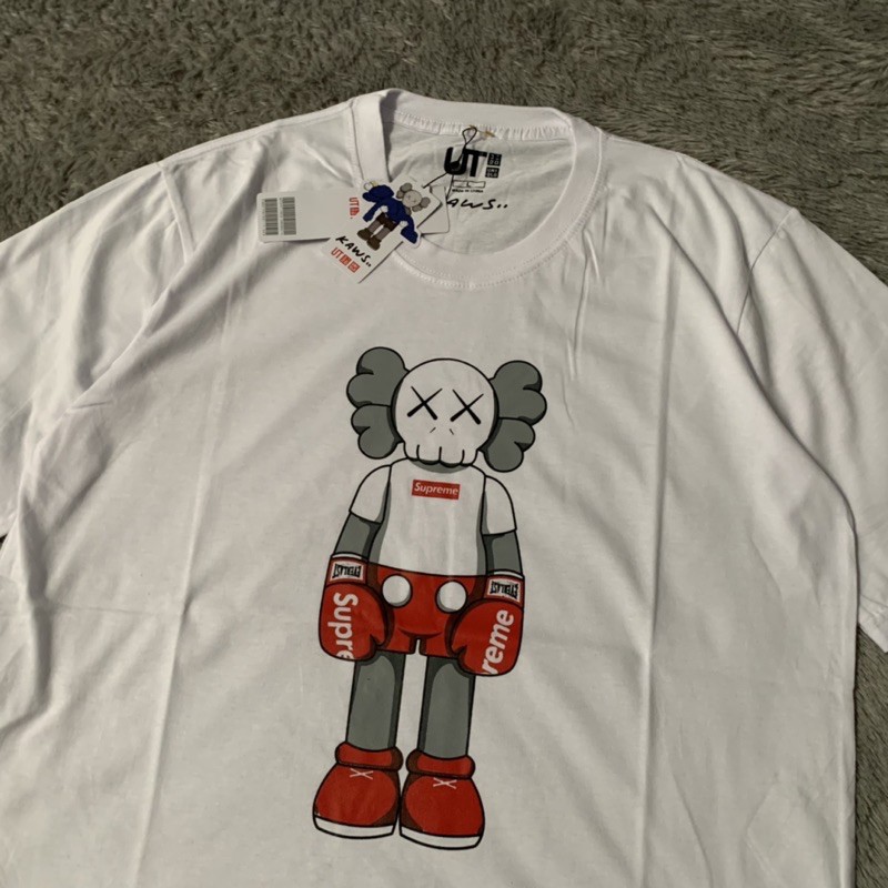 Kaos Tshirt Uniqlo X Kaws Supreme Boxer Fulltag